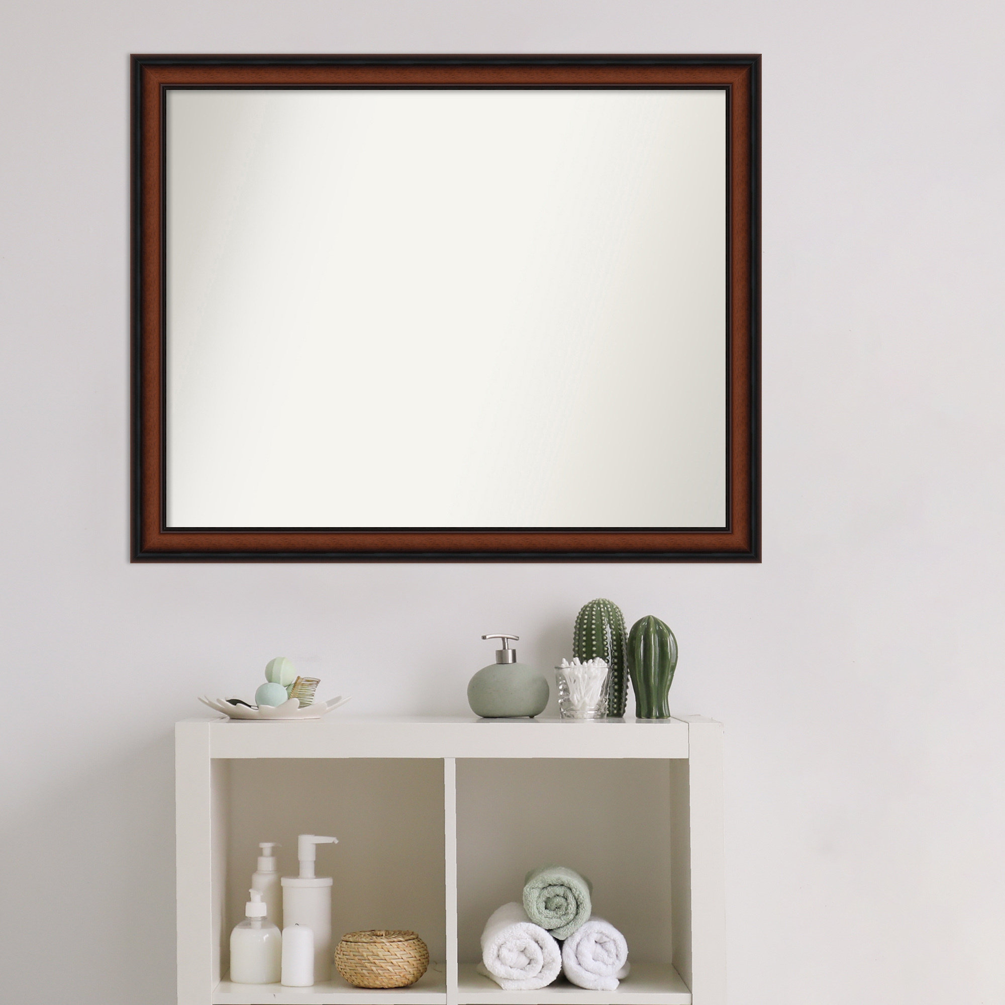 Winston Porter Hefziba Flat Wall Mirror | Wayfair