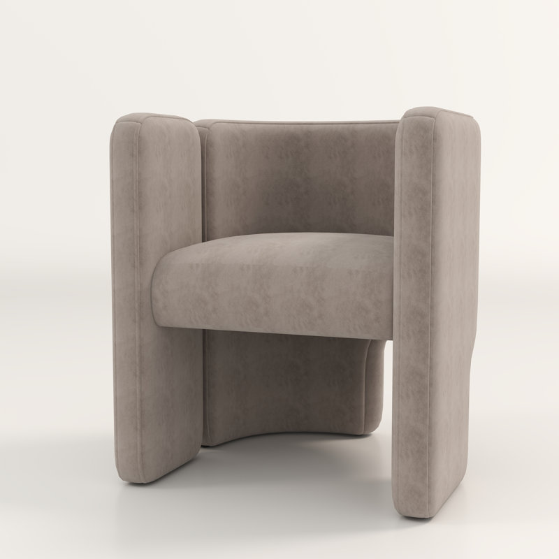 Beall Upholstered Armchair, Gray