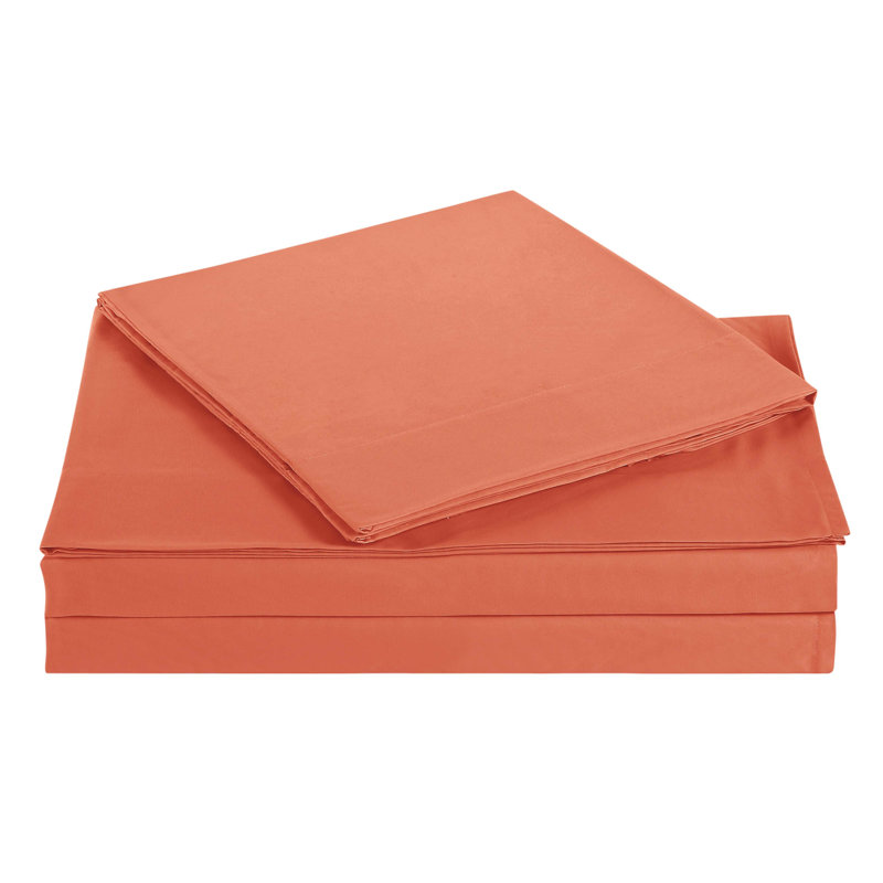 Turquoise Twin XL Solid Microfiber Polyester Kids Sheet Set