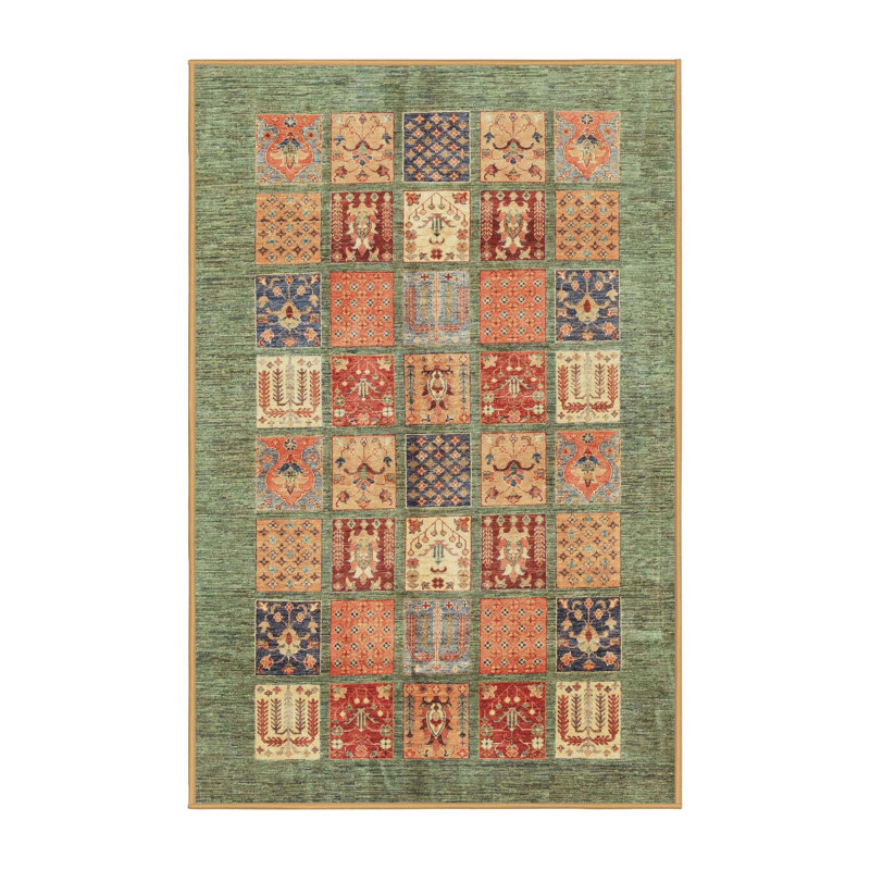 Tapis abstrait moderne 3733ABS3738, Rectangle 4 pi x 6 pi
