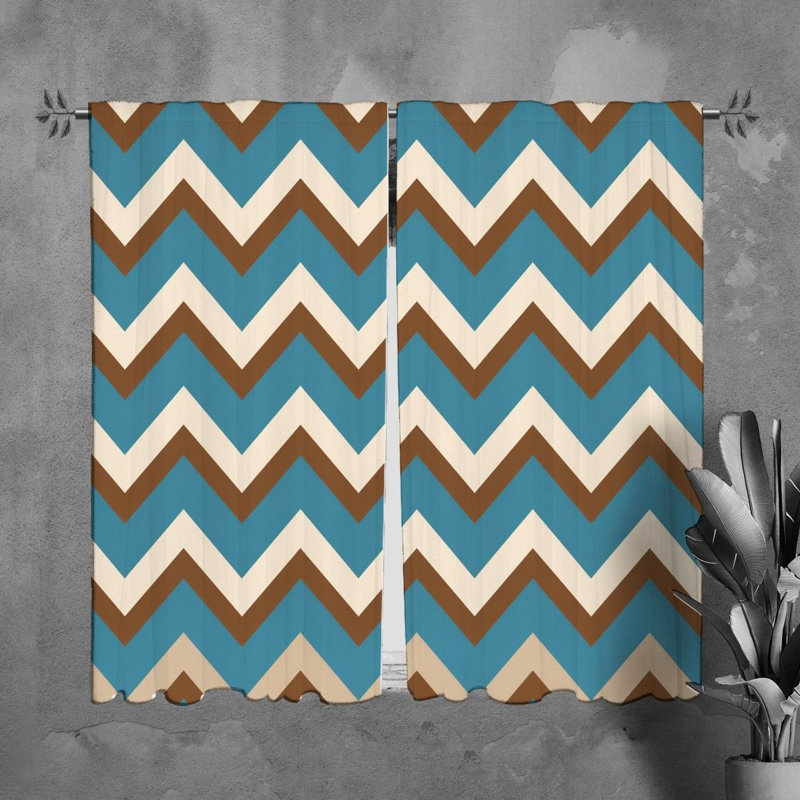Paire de rideaux obscurcissant en polyester Myrtise, L 20 po x L 61 po