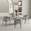 Chaise de salle à manger gris pierre-751223676