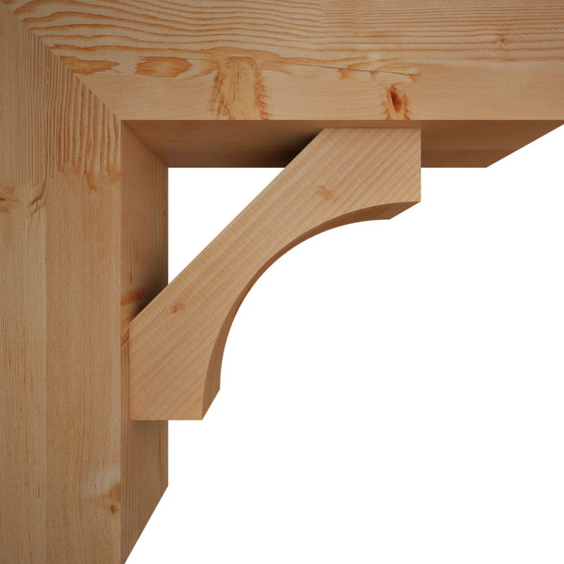 Support Westlake Block avec support décalé, 26 x 26, Sapin Douglas de l 7 1/2 (lisse)