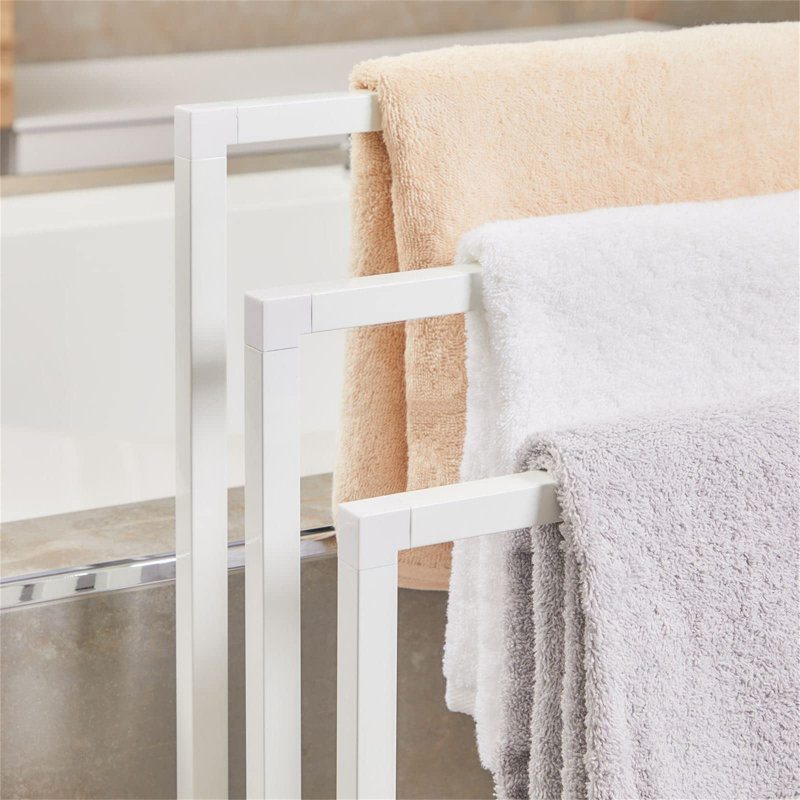 Giona 45 cm L Towel Stand, White