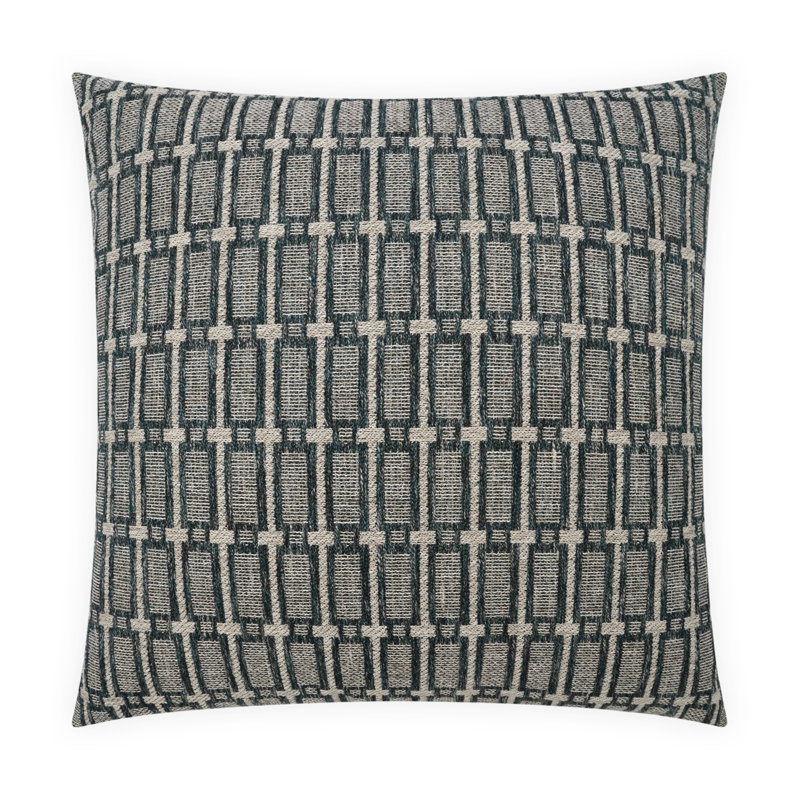 Mandaree Square Pillow Cover & Insert, Blue, Square 24"