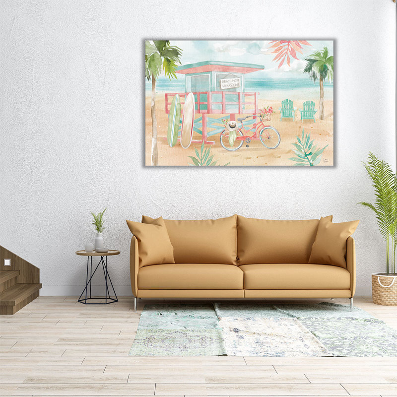 «Surfs Up I», reproduction d'art sur toile, H 20 po x l 30 po