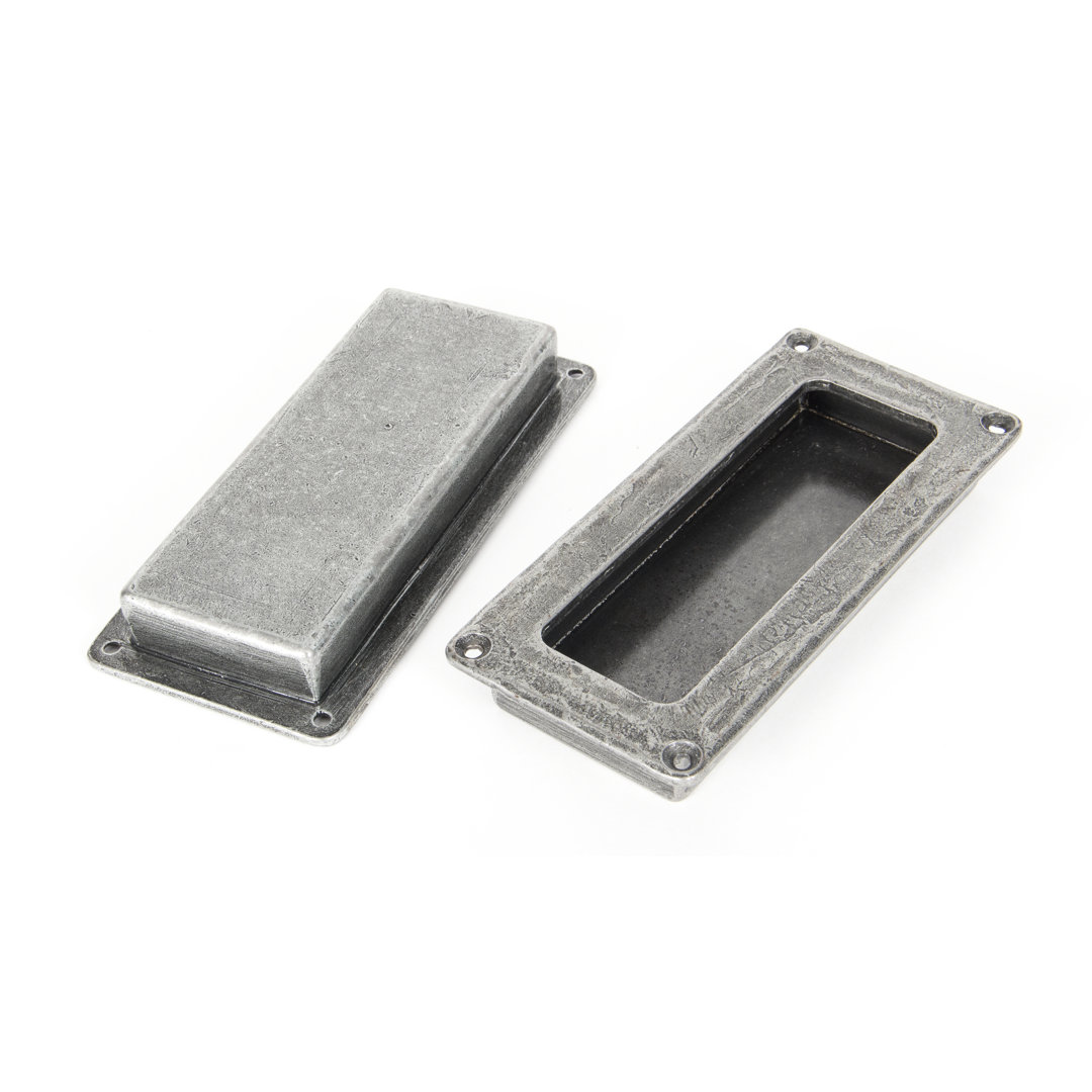 From The Anvil 83654 Pewter Flush Handle Drawer Pull - Image 3