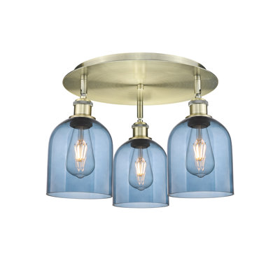 Odaniel Glass Semi Flush Mount
