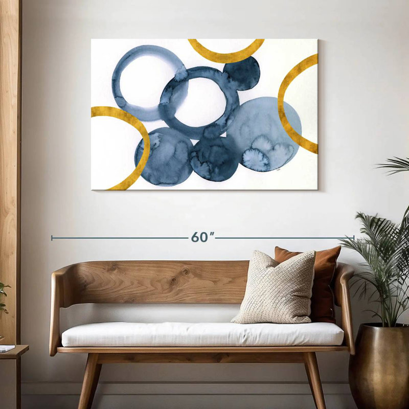 Bleu profond Avery I, H 30 po x l 45 po