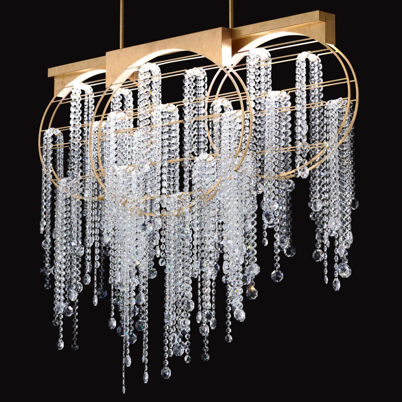 Fantasia 3 - Light LED Pendant, Heirloom Gold