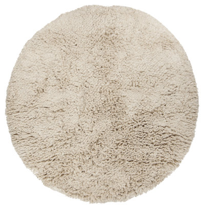 Tapis ivoire tissé à la main Ambiance