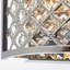Augustine Steel Flush Mounted Sconce-977682336