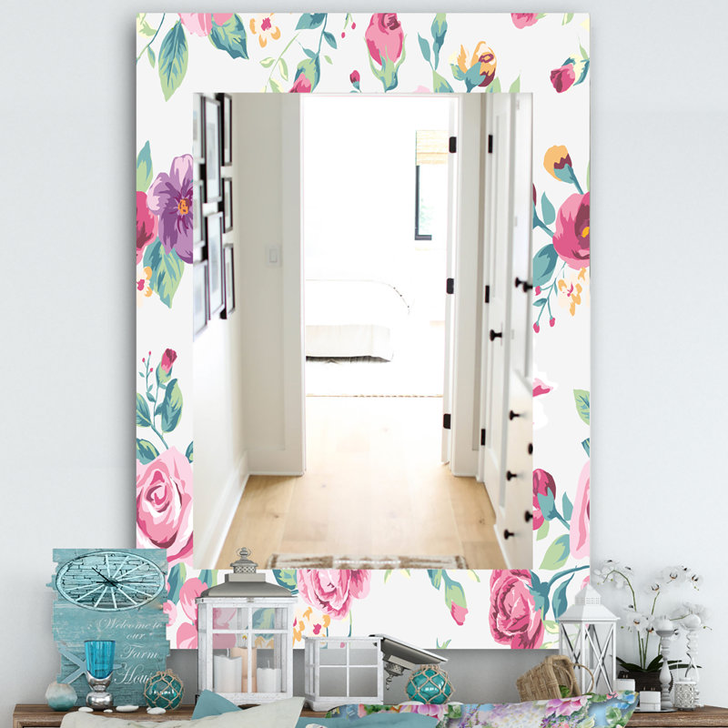 Miroir mural Blossom 31, H 39,4 po x l 29,5 po