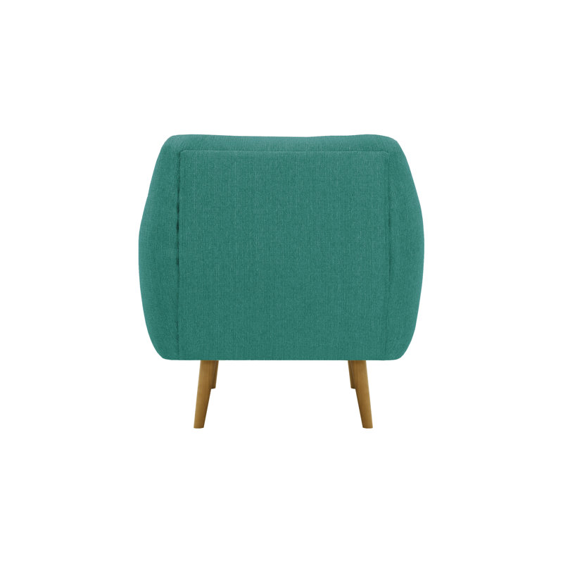 Melrose Upholstered Armchair, Turquise
