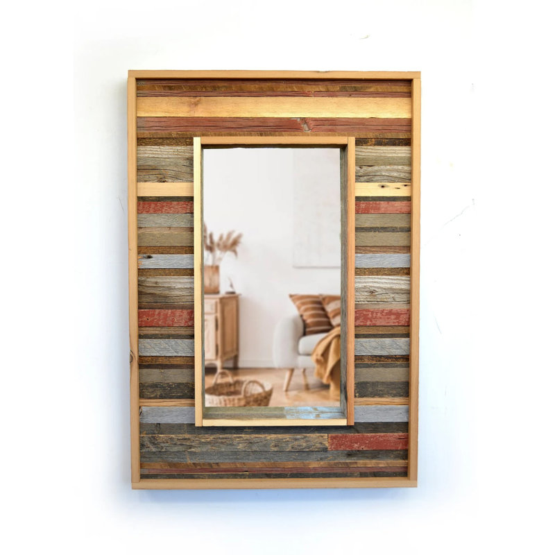 Wood Rectangle Mirror