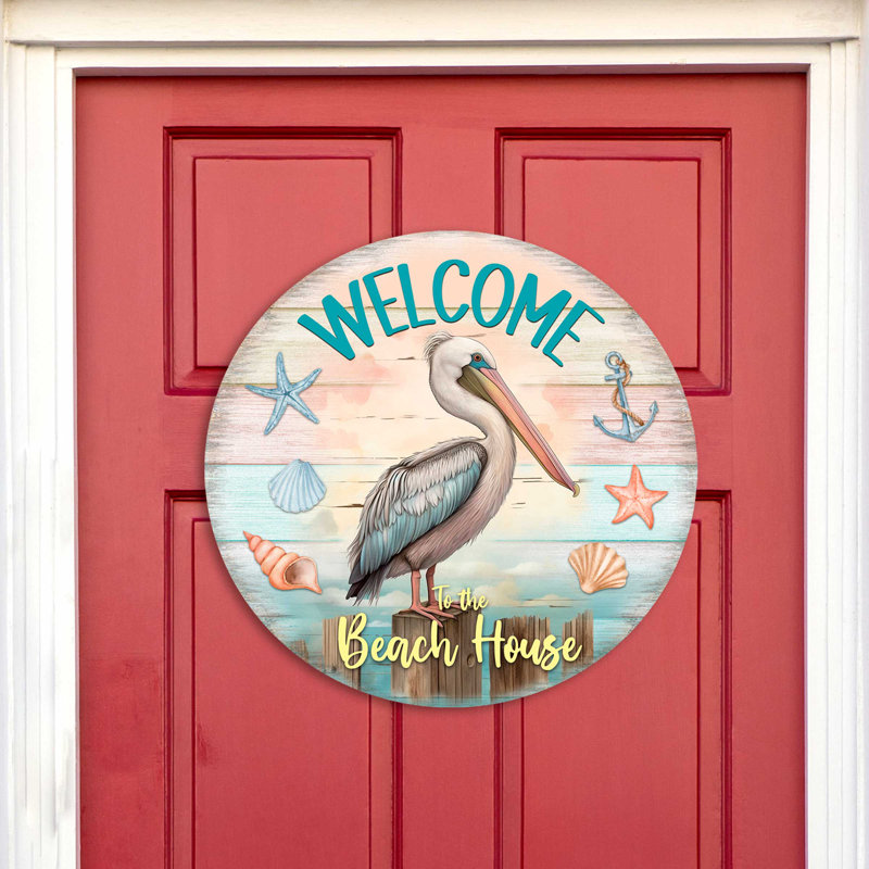 Panneau de bienvenue Llanas Pelican