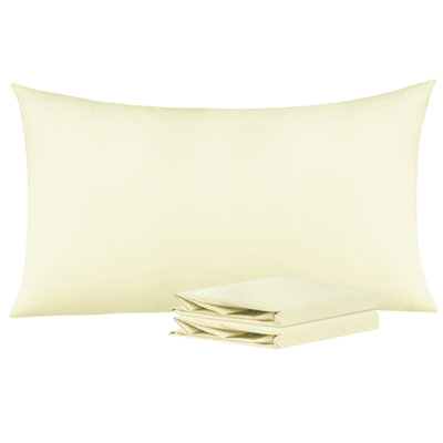 Bed Pillowcases, 1800 Brushed Microfiber Pillow Cases with Envelope Closure - NTBAY