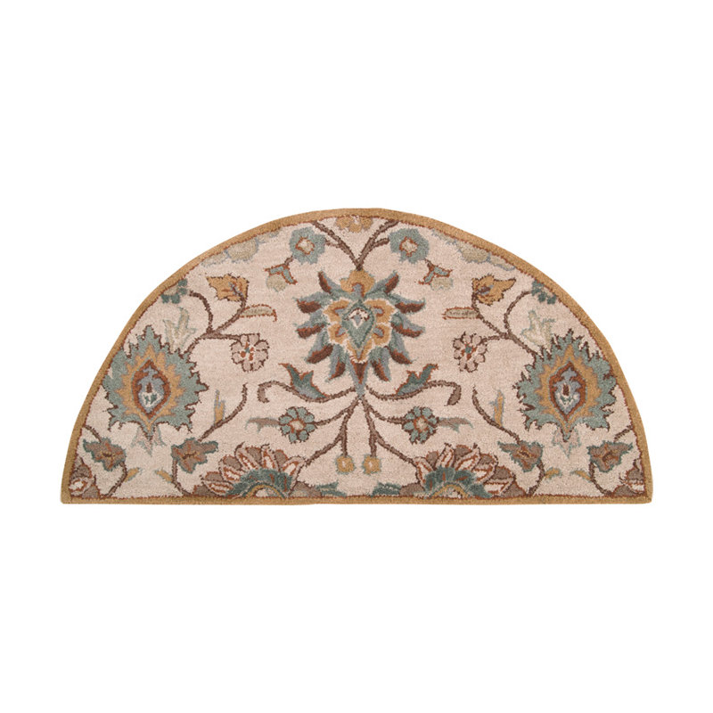 Area Rug, Half-Circle 2' x 4'