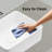 TOPCRAFT 15.75" L White Rectangular Bathroom Ceramic Sink Vanity Basin