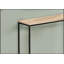 Console moderne étroite pour vestibule ou canapé, conception contemporaine avec base en métal durable et plateau en stratifié lisse-1622640568
