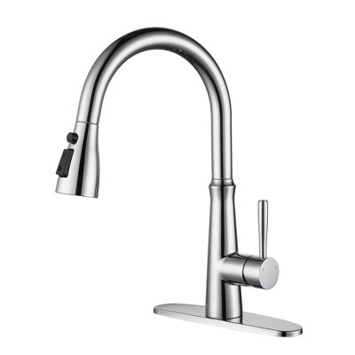 IVIGA Pull Down Single Handle Kitchen Faucet with Advanced Spray