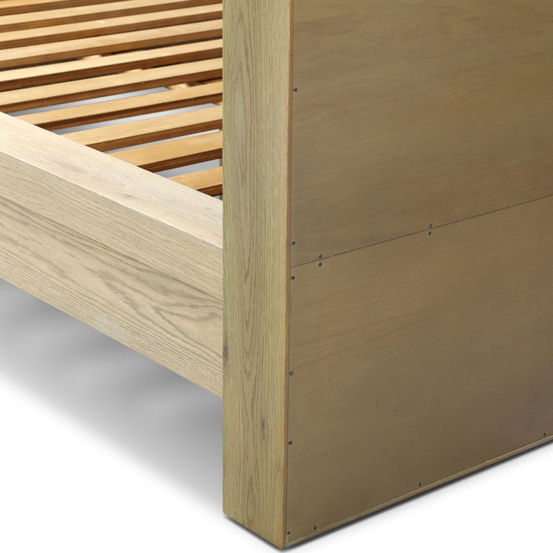 Torrington Bed-Sandy Oak Resawn-King, Queen