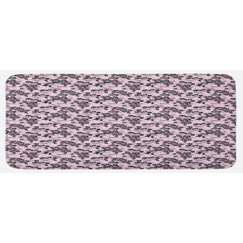 Tapis de cuisine botanique