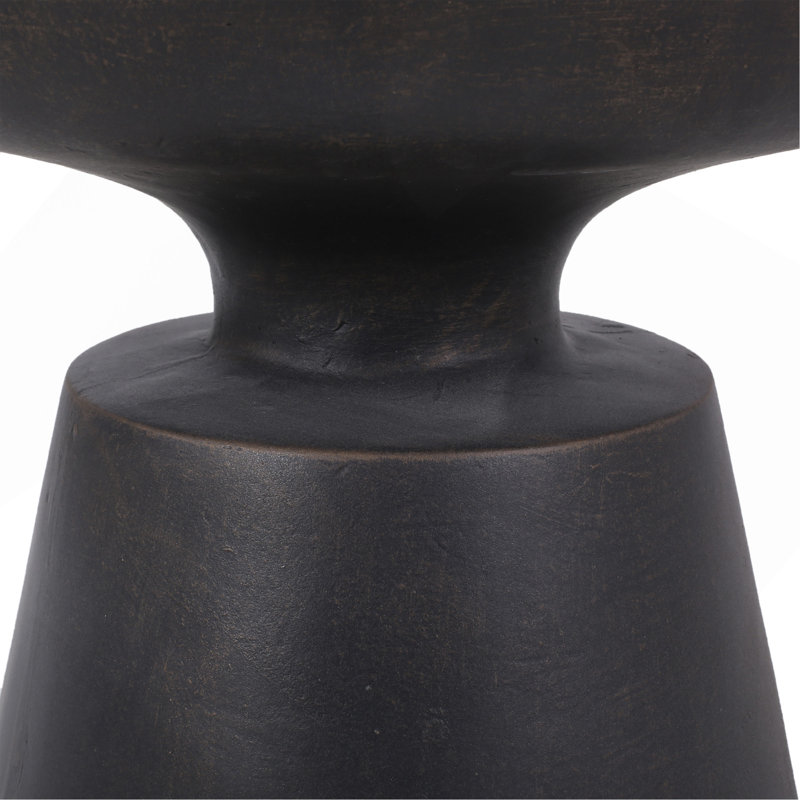 Table d'appoint d'extérieur en béton léger