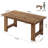 63" Solid Wood Dining Table