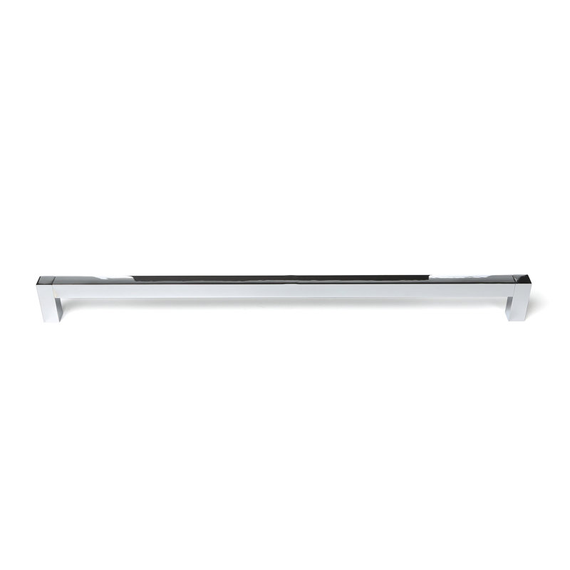 Square Top Appliance Pull Handle, Polished Chrome, 12"