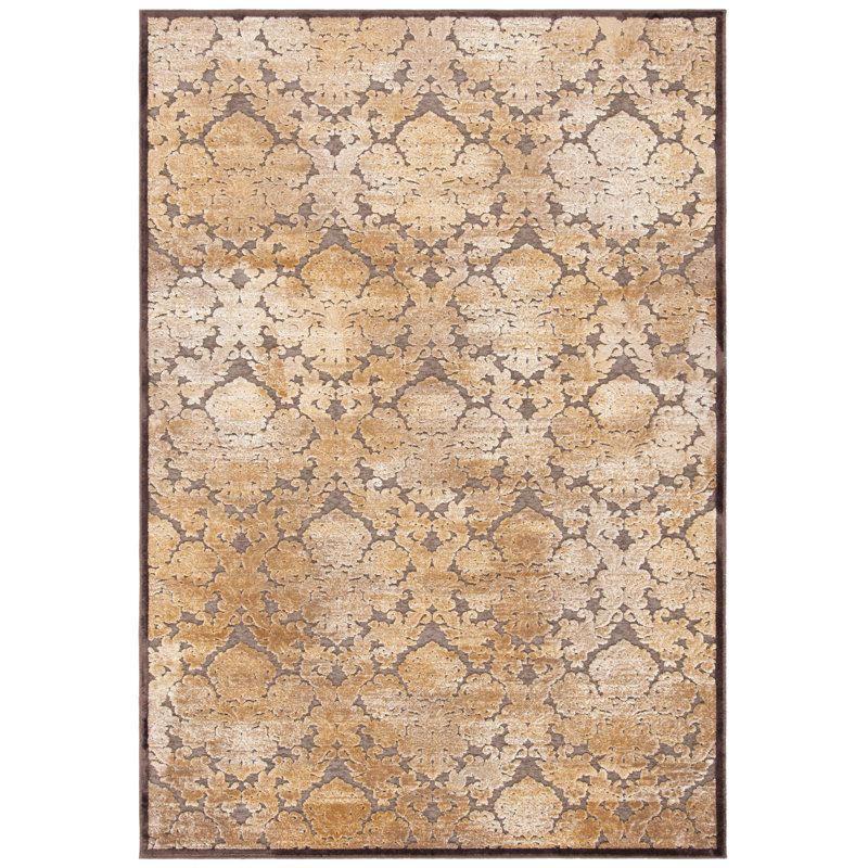Heie Performance Damask Rug