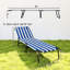 Chaise longue de camping, chaise de bronzage pliante moderne, chaise longue d'extérieur, chaise