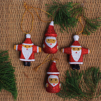 3.9'' Wood Hanging Figurine Ornament