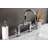 Kingston Brass Webb Two-Handle 2-Hole Deck Mount Bridge Bathroom Faucet with Knurled Handle and Push Pop-Up Drain-62151589