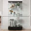 Vitrine moderne en verre avec lumières DEL-663844873