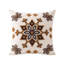 Housse de coussin brodée à motif floral bohème classique