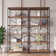 Gianantonio 70.9" x 31.5" Shelving Unit Rustic Industrial Large Bookshelf for Home Décor Display