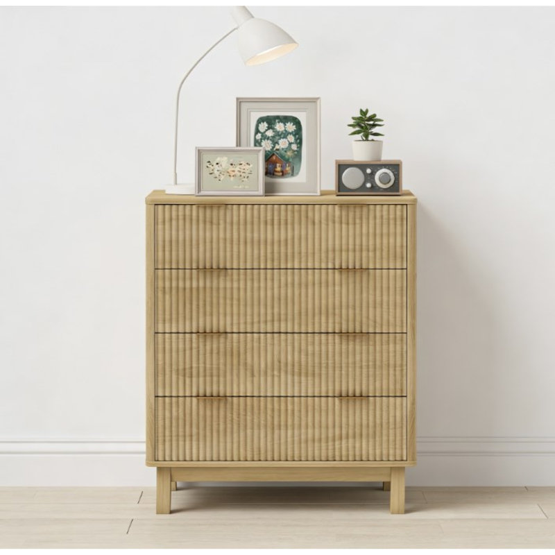Commodes modernes, commode en bois naturel, rangement contemporain pour la chambre à coucher