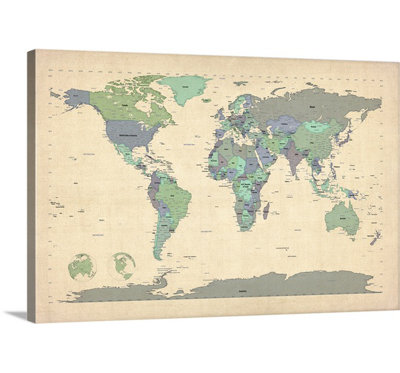 Francy «World Map» par Bellen, impression