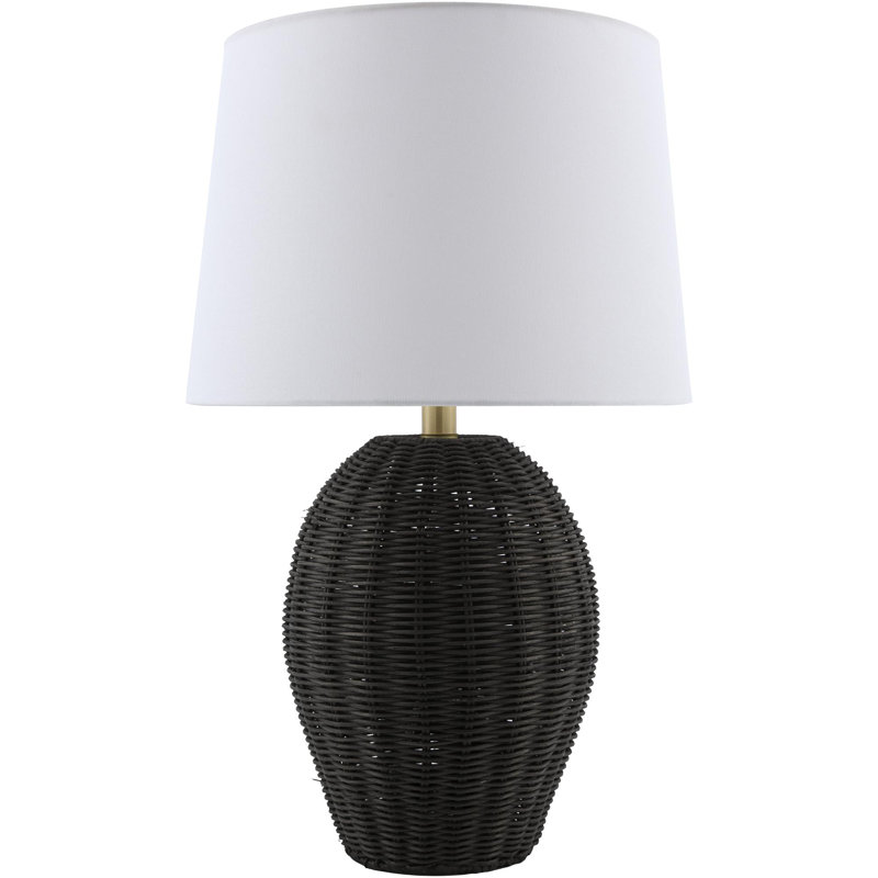 Lampe de table Bourland, Noir