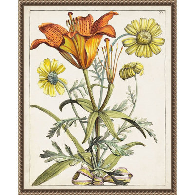 «Dutch Florals V», reproduction d'art sur toile encadrée