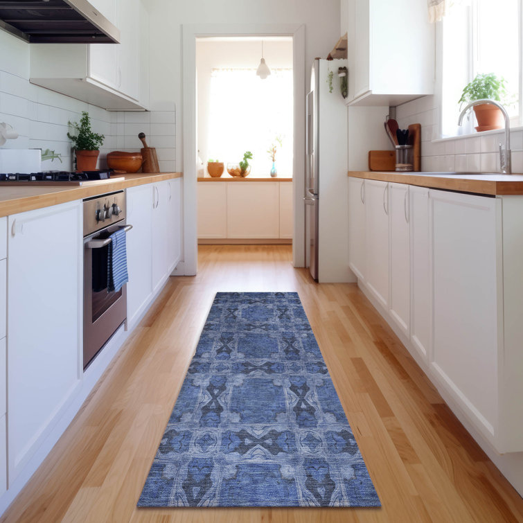 Premium Machine Washable Cerrito AMF564 Denim Rug