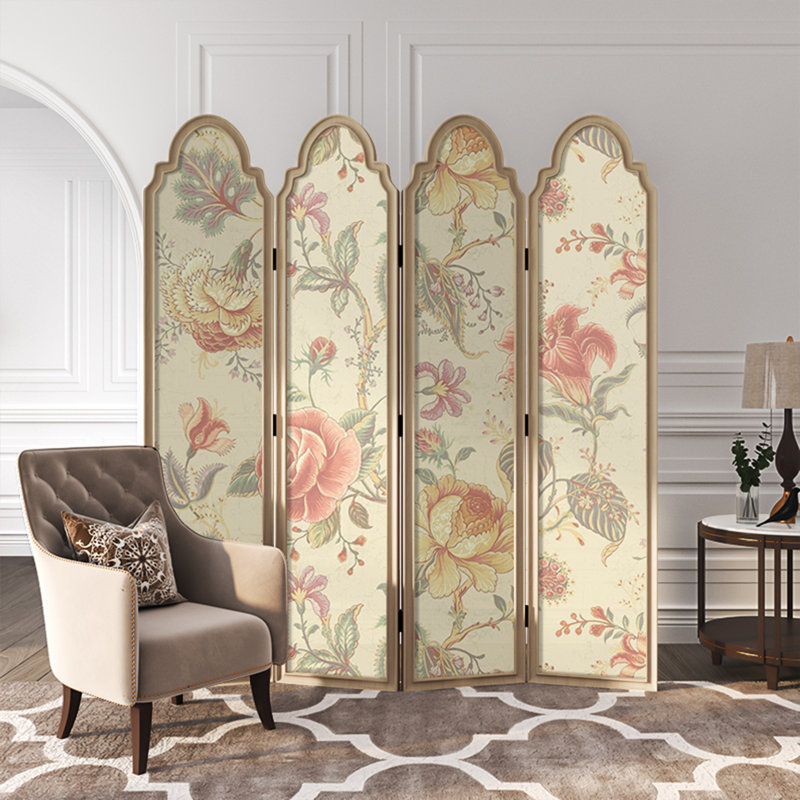 78.74"H Modern Solid Wood Pine Georgette Room Dividers