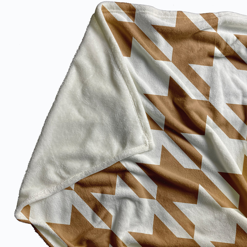 Edenbridge Plain Weave / Muslin Throw Blanket, Brown