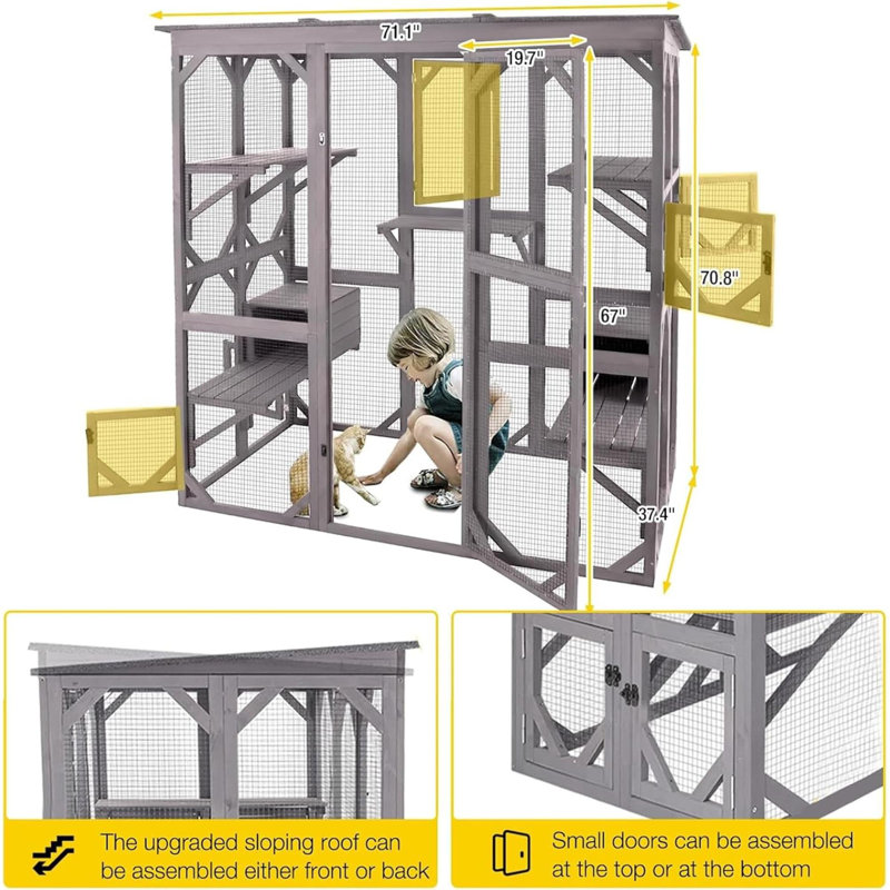 Cage pour chat Catio