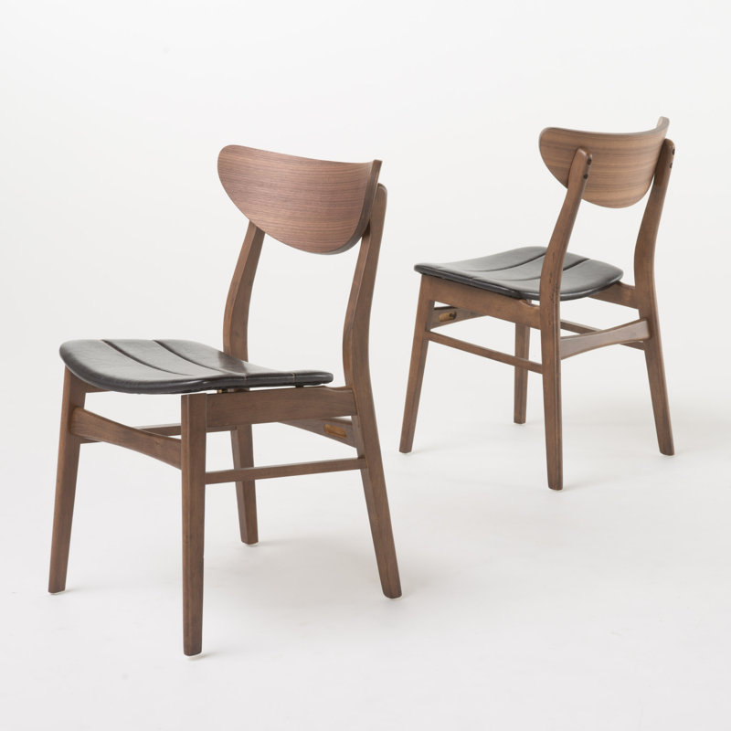 Chaise d'appoint Barros, Marron foncé