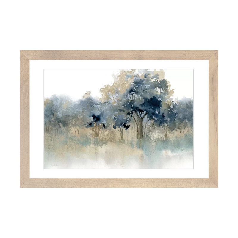 «Water's Edge II» par Carol Robinson, reproduction sur toile tendue, H 16 po x l 24 po x P 1 po, Cadre en bois naturel