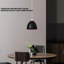 12 cm H Drum Lamp Shade ( Screw On ) in Black