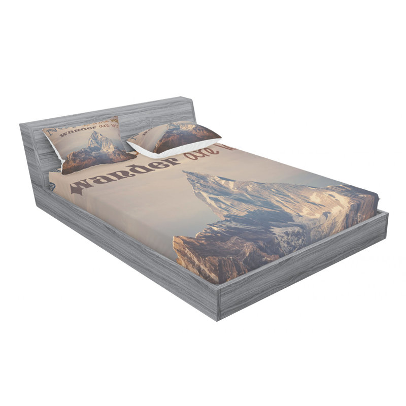 Microfiber Sheet Set, Full Sheet Set with Fitted Sheet