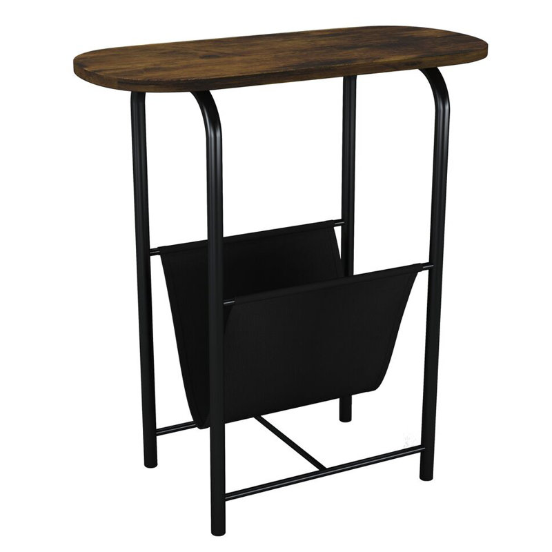 Saybree Nightstand, Rustic Brown/Black